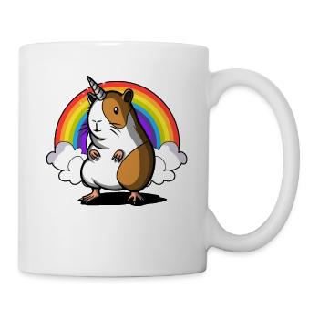 Cavian Magique Licorne Cochon d'Inde Pet - Mug blanc - blanc - Droite