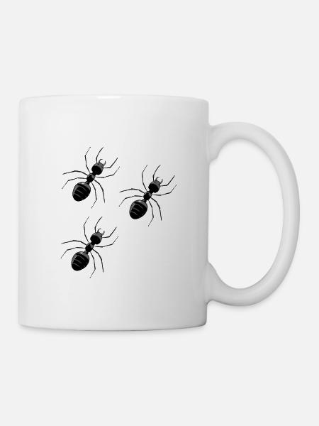 Ameise Ameisen Insekten Insekt Schädlinge Natur - Tasse - Weiß
