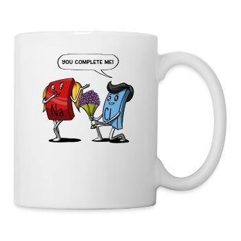 Chimie Vous Me Complétez Drôle Science Sodium - Mug blanc - blanc - Droite
