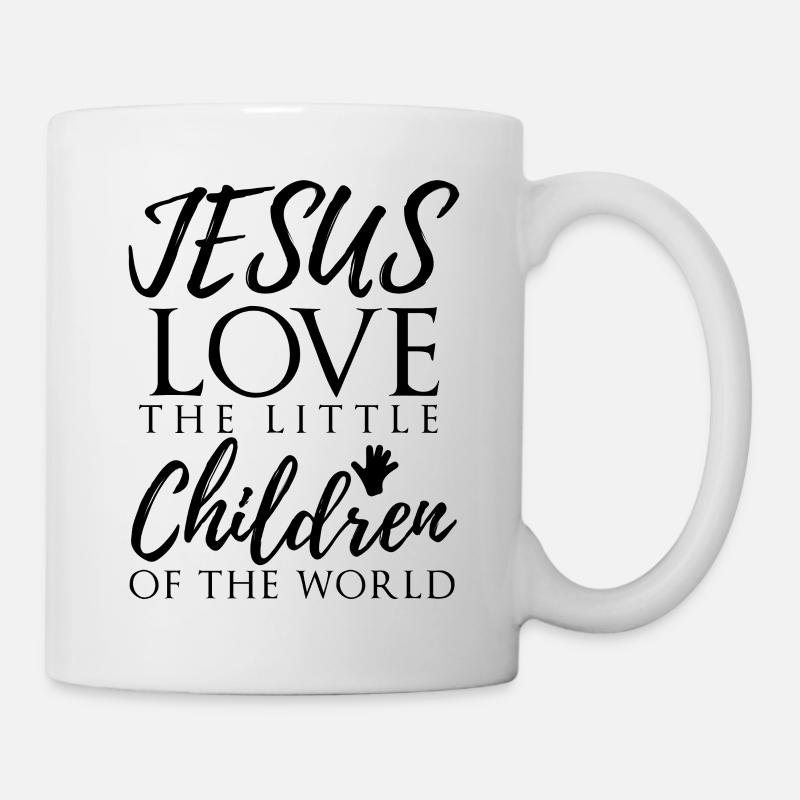 Become like the children, Christian, Jesus - Mug - white