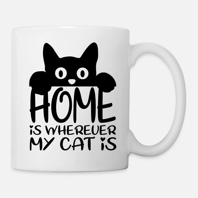 Katze - Tasse - Weiß