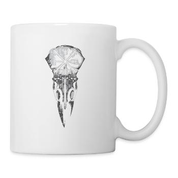 Kompass nordisch - Tasse - Weiß - Rechts
