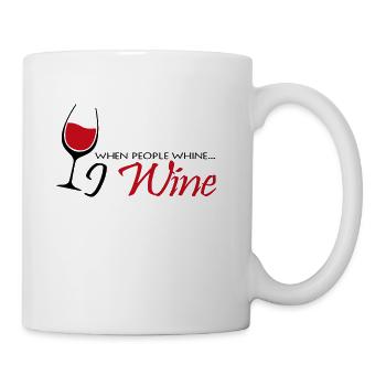 Wein - Tasse - Weiß - Rechts
