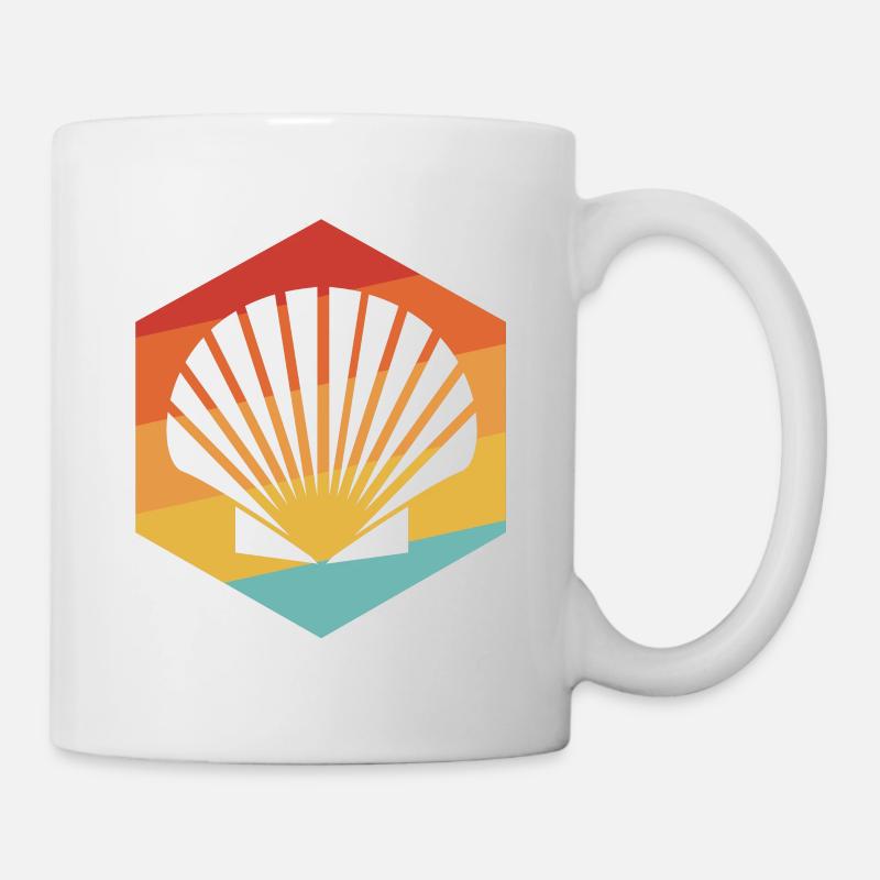 Muschel - Tasse - Weiß