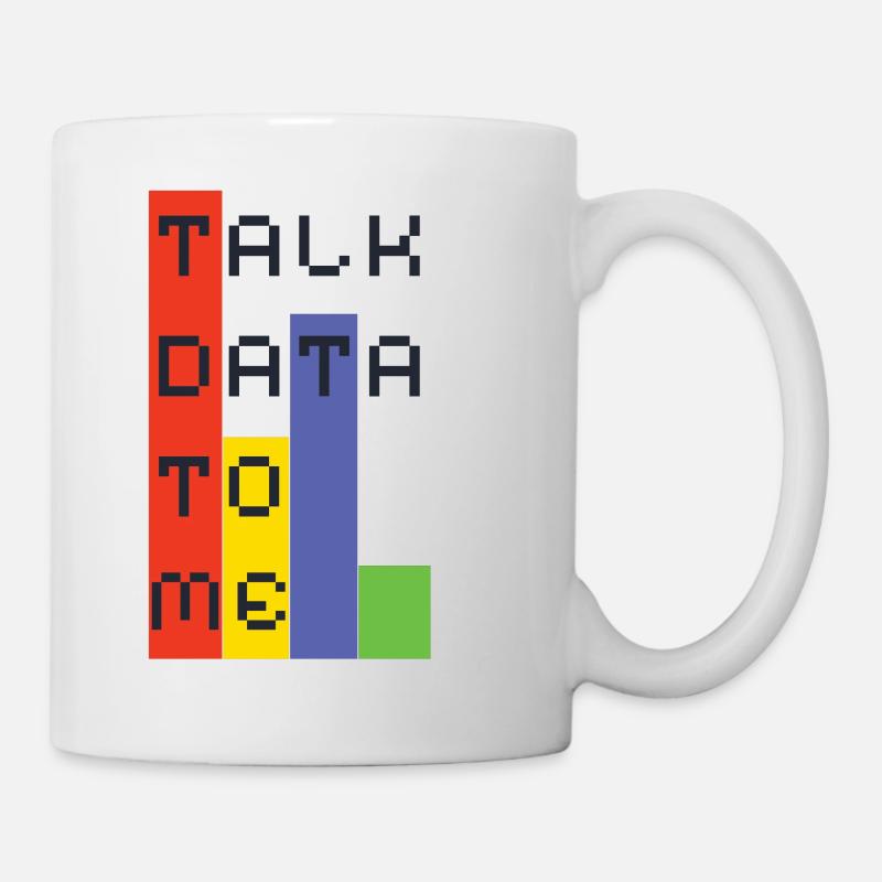 Daten - Tasse - Weiß