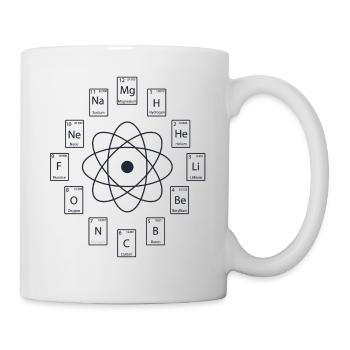 Tableau périodique - Mug blanc - blanc - Droite