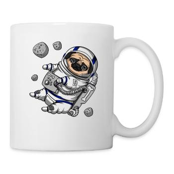 Animal de compagnie astronaute - Mug blanc - blanc - Droite