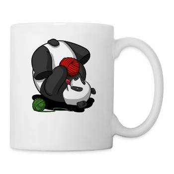 Tricot d'animal mignon - Mug blanc - blanc - Droite