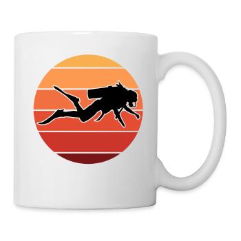 Plongée en Egypte Coraux - Mug blanc - blanc - Droite