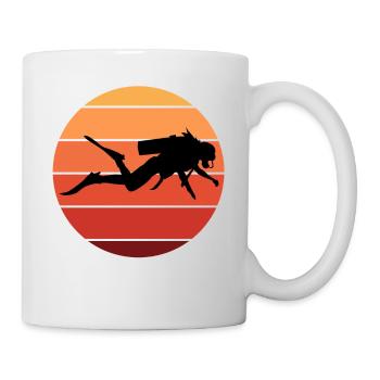 Plongée Sous-marine Coraux - Mug blanc - blanc - Droite