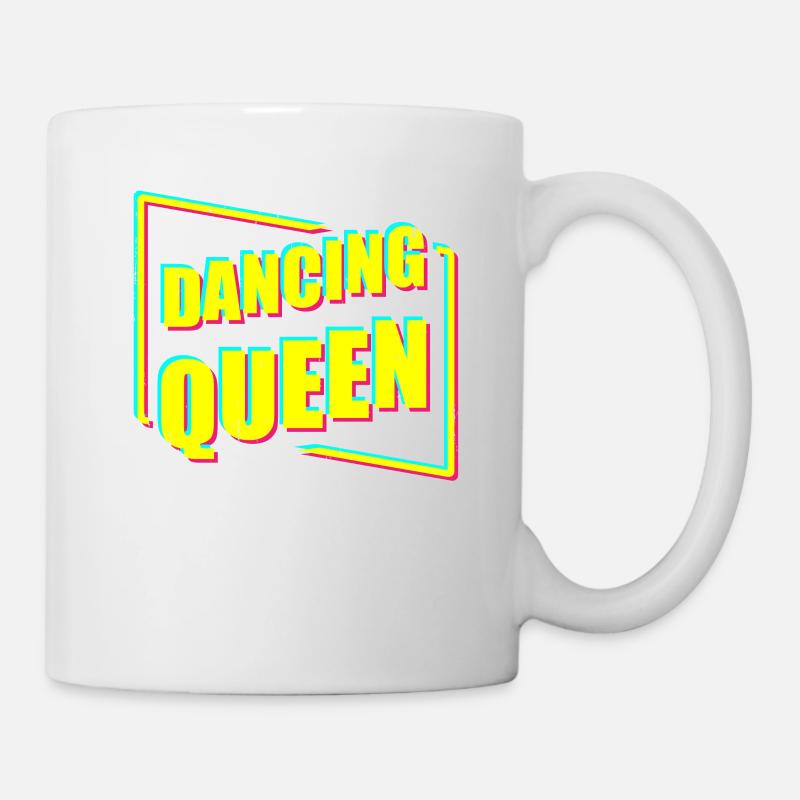 Dancing Queen - Tasse - Weiß