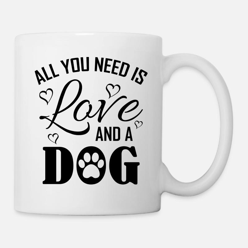 Hund - Tasse - Weiß