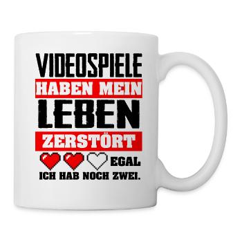 Jeux vidéo - Mug blanc - blanc - Droite
