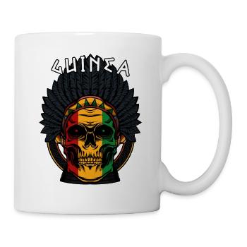 Cadeau cool de crâne guinéen Guinée Conakry - Mug blanc - blanc - Droite
