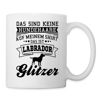 Labrador Hund - Tasse - Weiß - Rechts