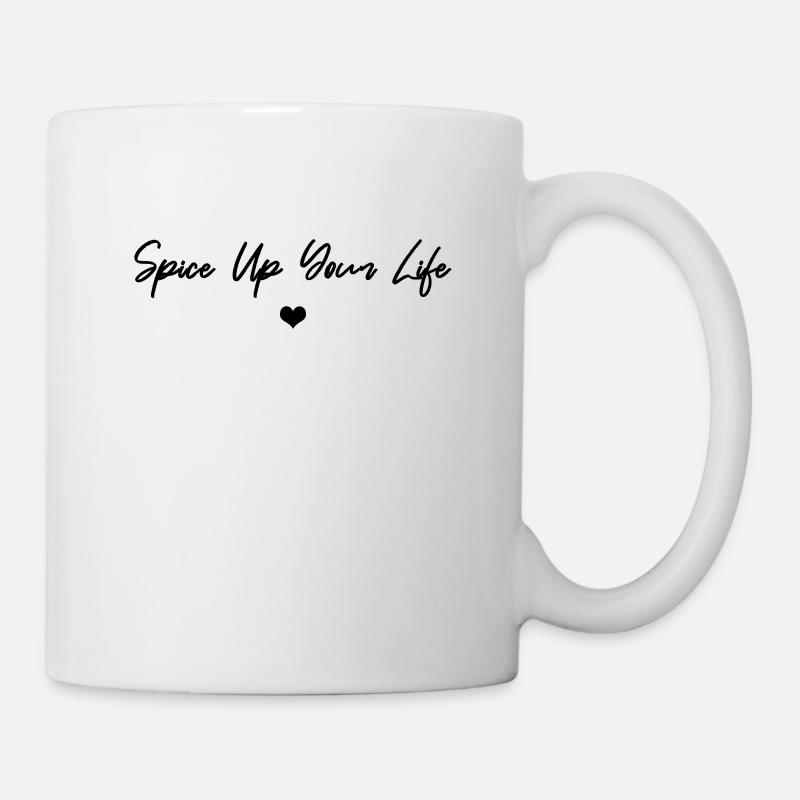Mets du piment dans ta vie - Mug blanc - blanc