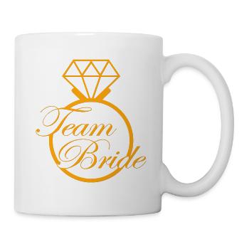 Équipe mariée - Mug blanc - blanc - Droite