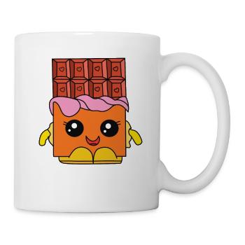KAWAII Schokolade - Tasse - Weiß - Rechts