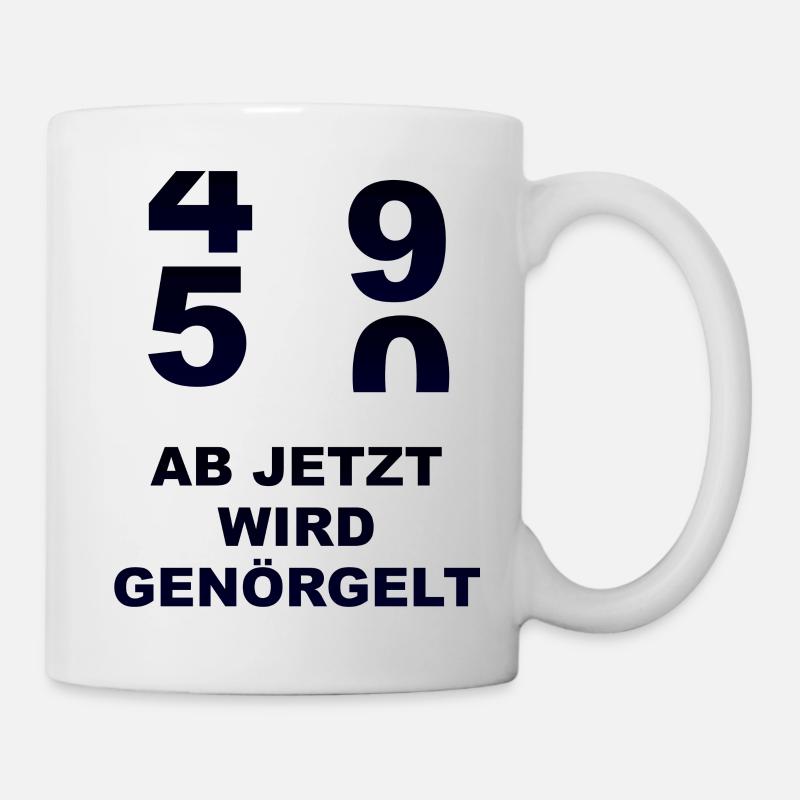 50. Geburtstag Jubiläum - Tasse - Weiß