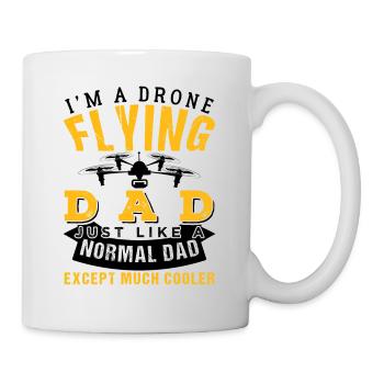 Cool Papa Volant De Drone - Mug blanc - blanc - Droite