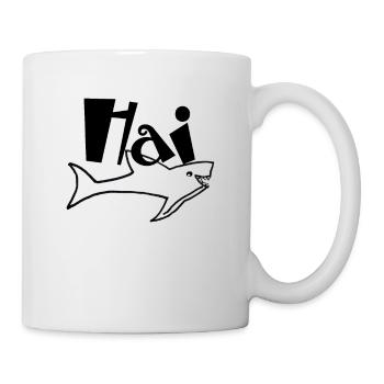 Shark, cadeau de requin - Mug blanc - blanc - Droite