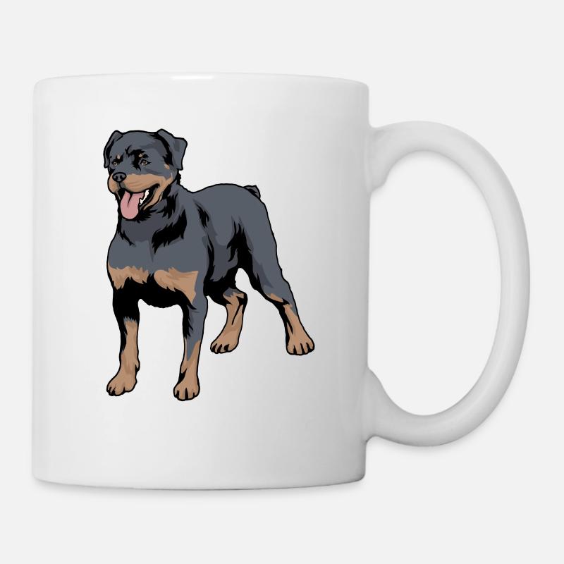 Rottweiler - Tasse - Weiß