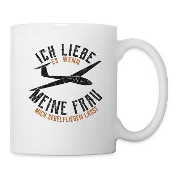 Glider glider glider gift - Mug - white - Right