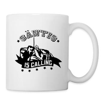 Säntis Berge Wandern Alpen Berg ruft Gipfel Swiss - Tasse - Weiß - Rechts