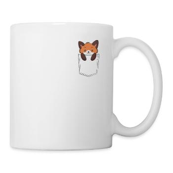 Fox dans le sac - Mug blanc - blanc - Droite