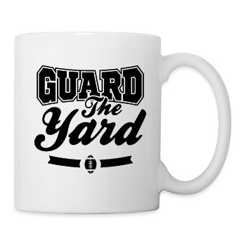 Football américain - Mug blanc - blanc - Droite