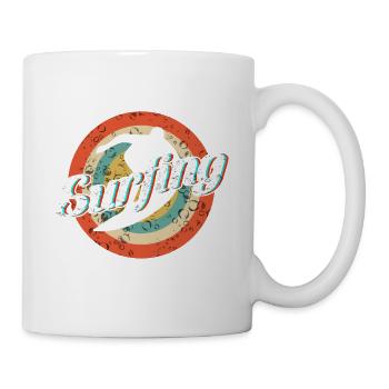 surf - Mug blanc - blanc - Droite