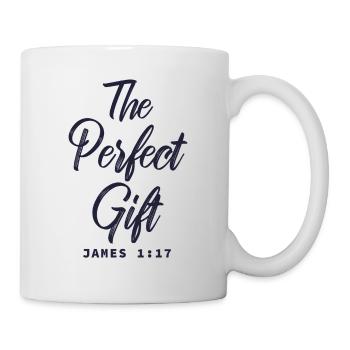 Le cadeau parfait vient de Dieu - Mug blanc - blanc - Droite