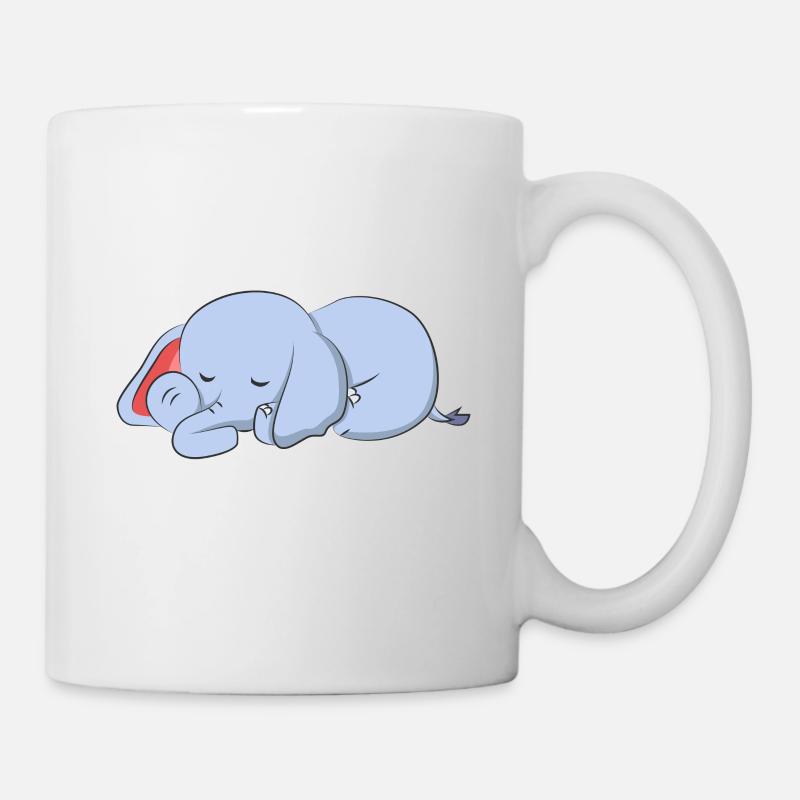 Elephant Chill - Tasse - Weiß