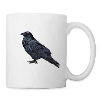 Raben Shirt als Geschenk für Liebhaber und Fans - Mug blanc - blanc - Droite