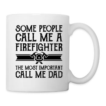 Volunteer firefighter firefighter - Mug - white - Right