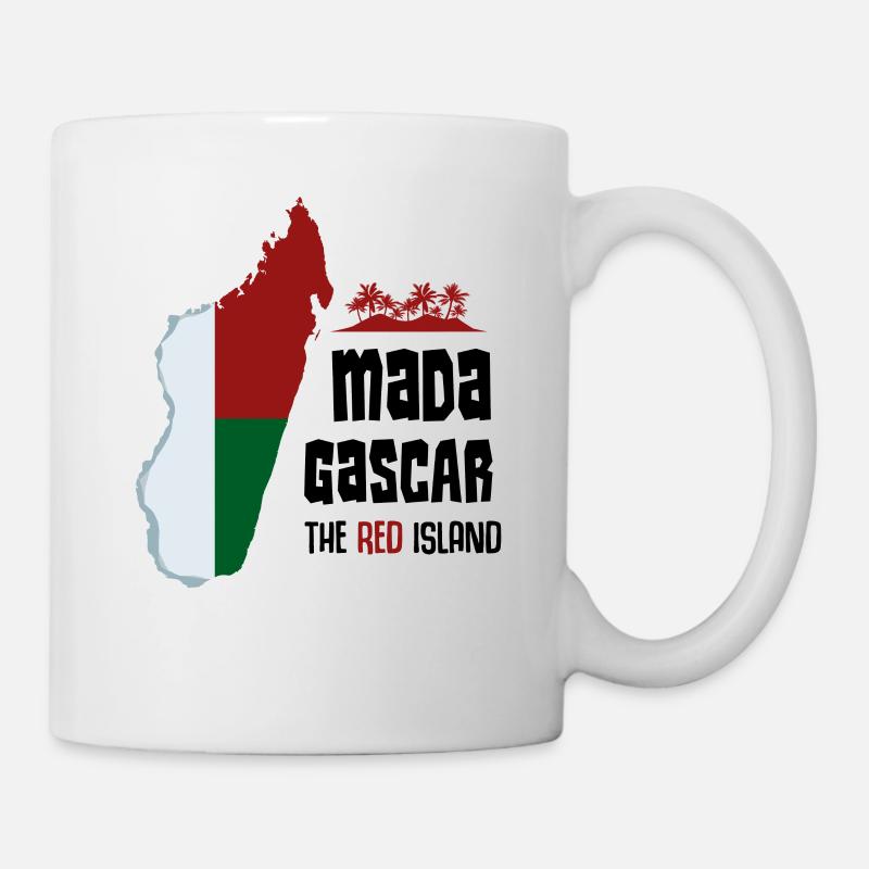 Idée cadeau géniale République de Madagascar - Mug blanc - blanc