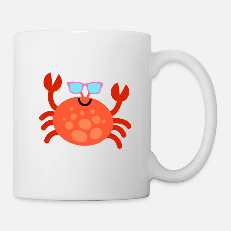 FUNNY CRAB - Mug - white
