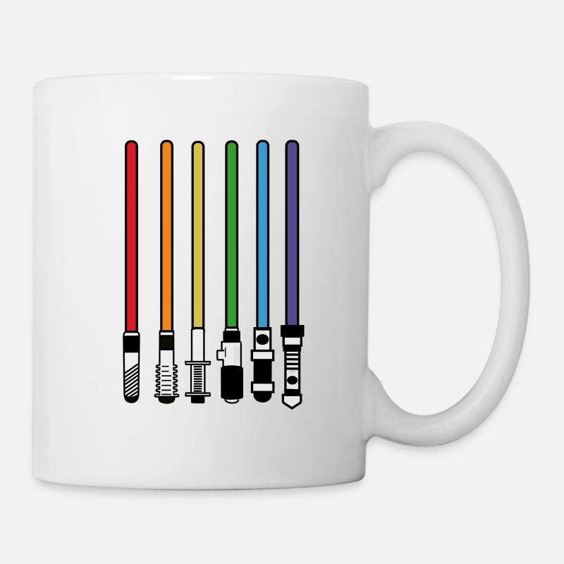 CSD Gay Regenbogen Schwul Lesbisch Geschenk - Tasse - Weiß