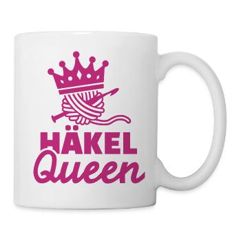 Häkeln - Tasse - Weiß - Rechts
