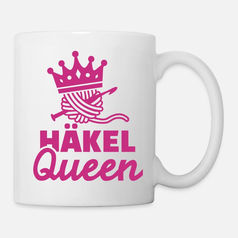 Häkeln - Tasse - Weiß