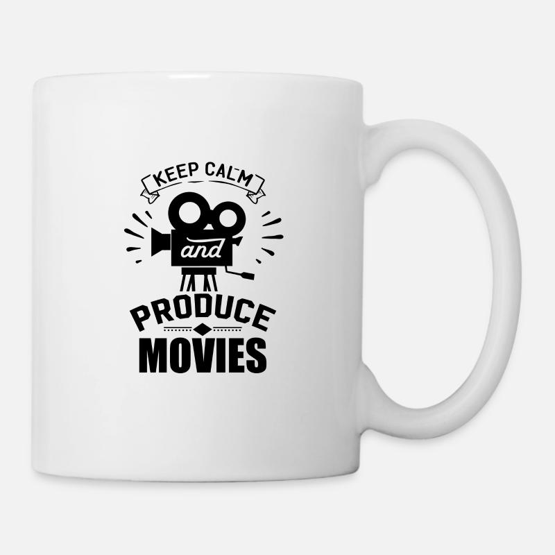 Video filmen - Tasse - Weiß