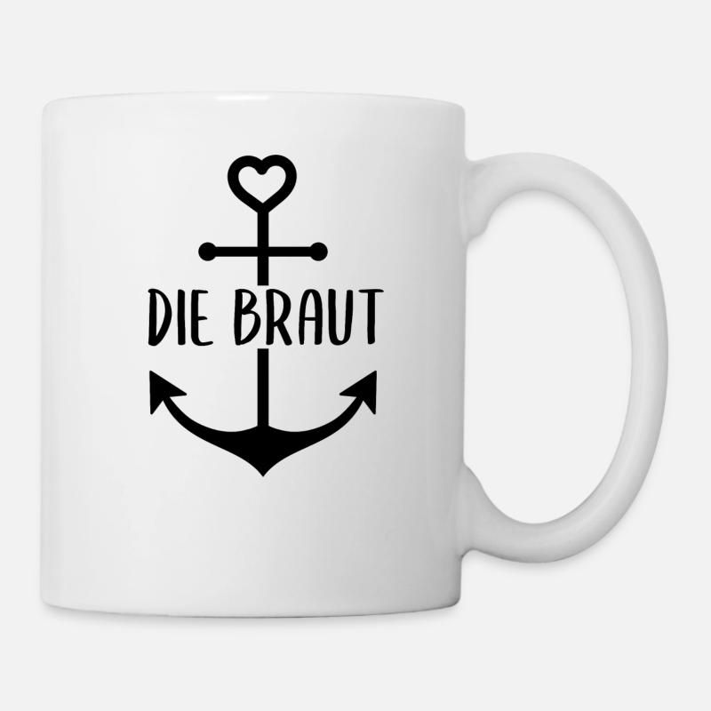 Die Braut - Tasse - Weiß
