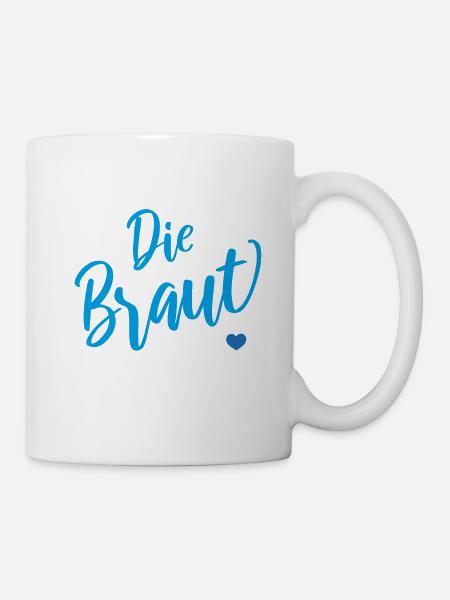 Die Braut - Tasse - Weiß