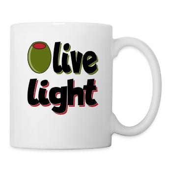 Olive LIght - Tasse - Weiß - Rechts