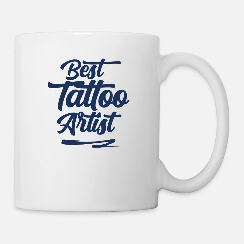 Tattoo Tattoo Tattoo Tattoo - Mug blanc - blanc