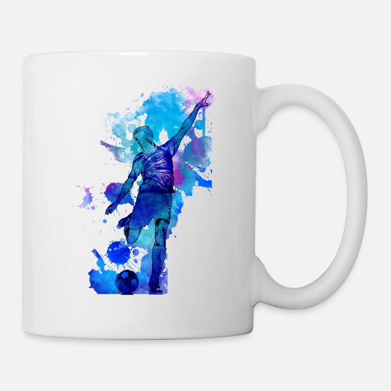 Fußball - Tasse - Weiß