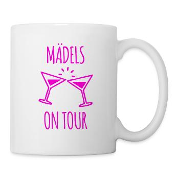 Mädels Girls Ladies Party Tour Cocktail Feier - Tasse - Weiß - Rechts
