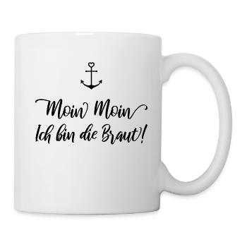 Die Braut - Tasse - Weiß - Rechts