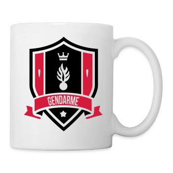 Gendarme / Gendarmerie - Mug blanc - blanc - Droite