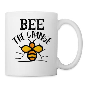Abeille apiculteur Bee The Change bien-être des animaux - Mug blanc - blanc - Droite